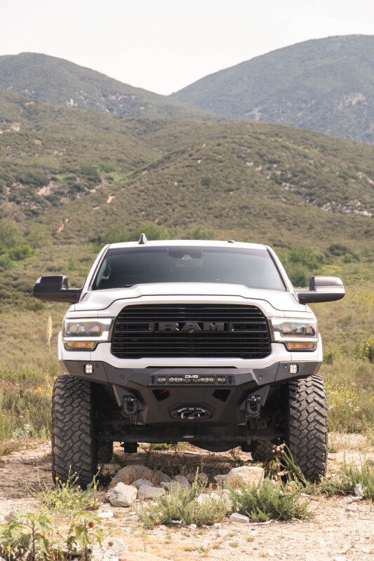 Ram 2500 Front Bumper - DV8 Offroad - Spec Series - Micro-Texture Black Powder Coated - `19-`26